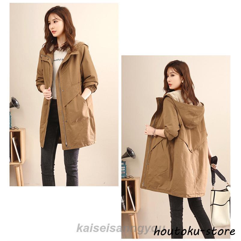 コート モッズコート レディース 裏ボア アウター 冬 防寒 中綿 ロング