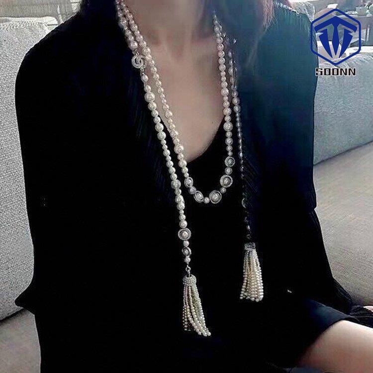 ロングネックレス ネックレス レディース パール ロング アクセサリー 