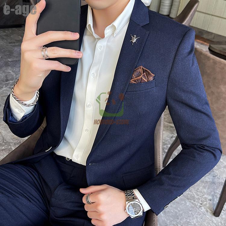 メンズスーツ フォーマル セットアップ ビジネススーツ 上下セット