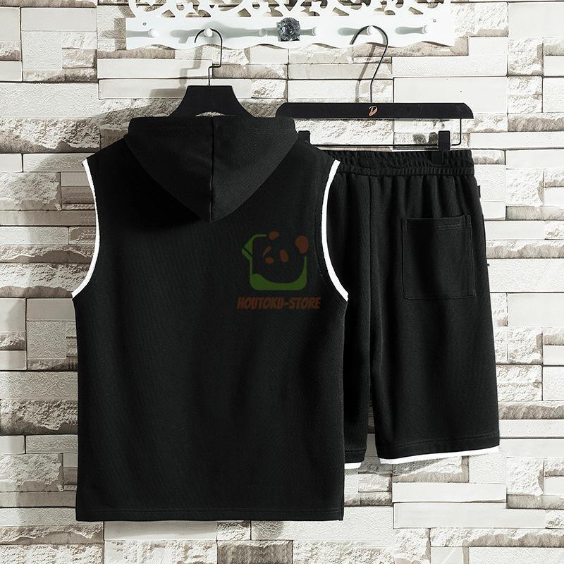 セットアップ メンズ 夏 上下 ジャージ上下 上下セット ノースリーブ