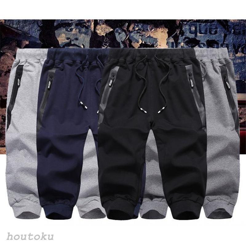 七分丈パンツ メンズ スポーツウエア ハーフパンツ クロップドパンツ 7