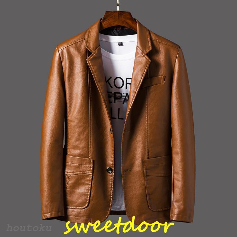 革ジャン メンズ レザー レザーコート ライダース テーラード 着痩せ