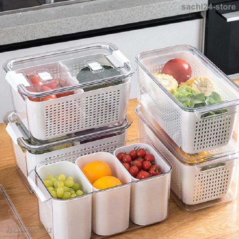 冷蔵庫収納ケース 食品保存容器 野菜 果物収納 冷蔵庫整理ケース