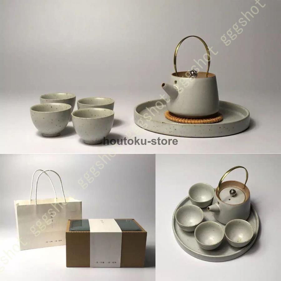 かわいい花柄の茶器5点セット 湯呑 急須 ポット 茶器 オシャレ かわいい花柄の茶器5点セット 湯呑 急須 ポット 茶器 オシャレ