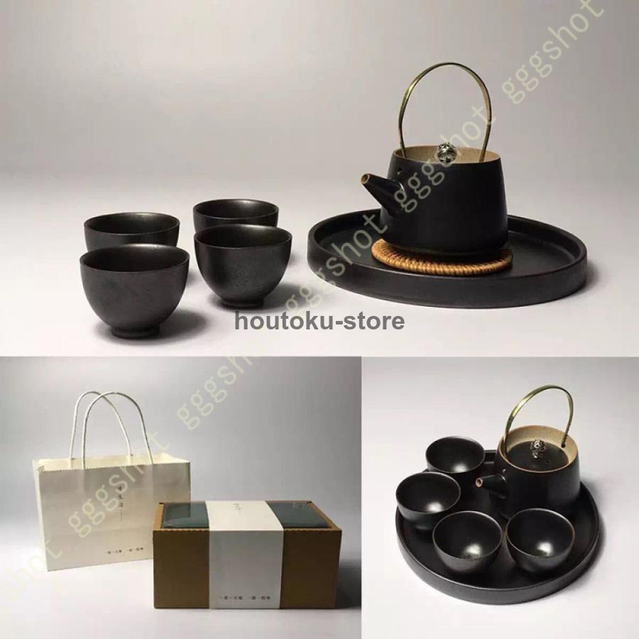 かわいい花柄の茶器5点セット 湯呑 急須 ポット 茶器 オシャレ かわいい花柄の茶器5点セット 湯呑 急須 ポット 茶器 オシャレ