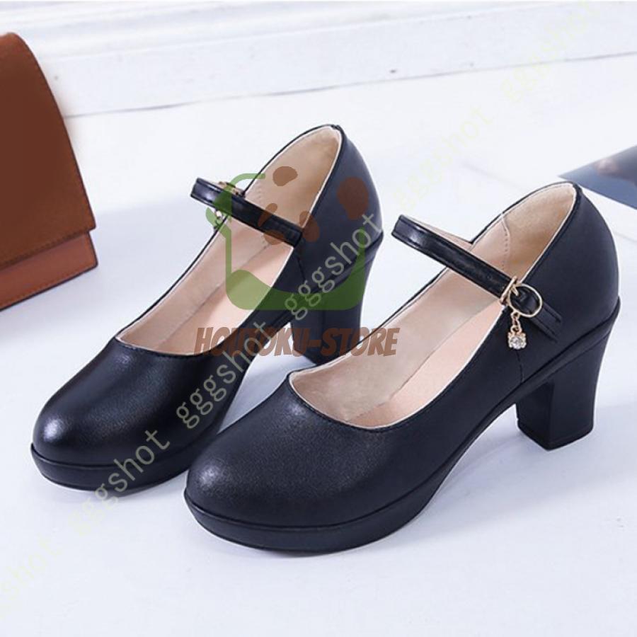 お値下げ‼️ BURBERRY ブラウン アンクルストラップ ハイヒール パンプス パンプス ヒール6cm ラウンドトゥ ハイヒール アンクル