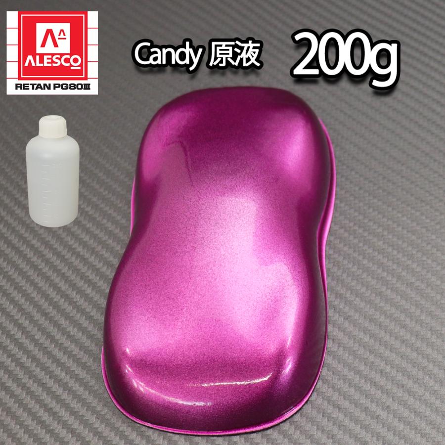4kg調色対応】濃縮 キャンディーカラー 原液 ピンク 200g/自動車用