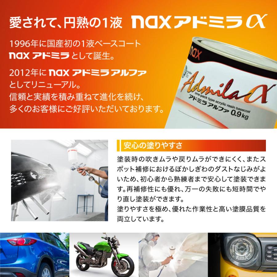 日本ペイント　アドミラα　調色　ダークブルーマイカカラークリア　カラークリヤー3kg（希釈済）セット　8U0　レクサス　カラーベース3kg（希釈済）