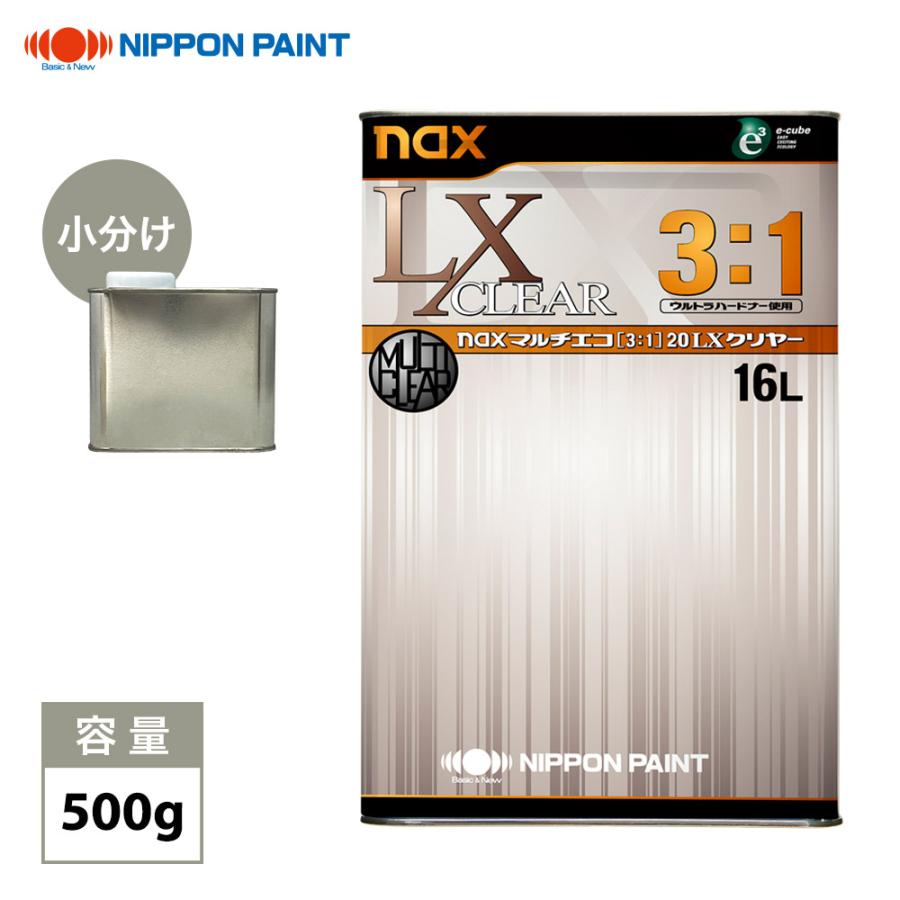 naxマルチエコ(3:1)20LXクリヤー 500g/日本ペイント クリヤー 塗料