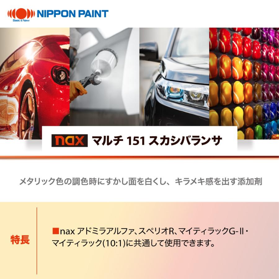 naxマルチ 151 スカシバランサ 800g/日本ペイント 添加剤 メタリック