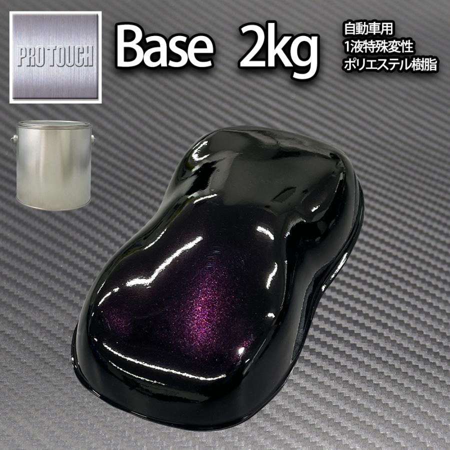 ロック プロタッチ ブラックマイカパープルパール 2kg（3コート用