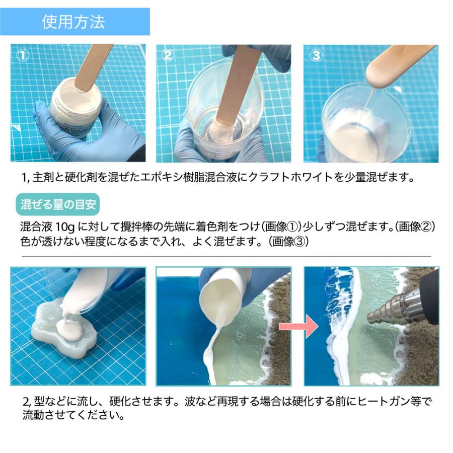 PROST's Craft White クラフトホワイト 500g / エポキシ樹脂 着色