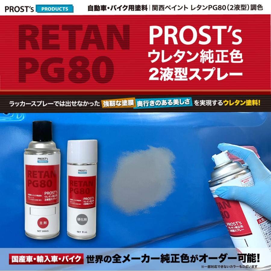 PROST's ウレタン純正色 2液型スプレー スズキ ZSL メロウブロンズ