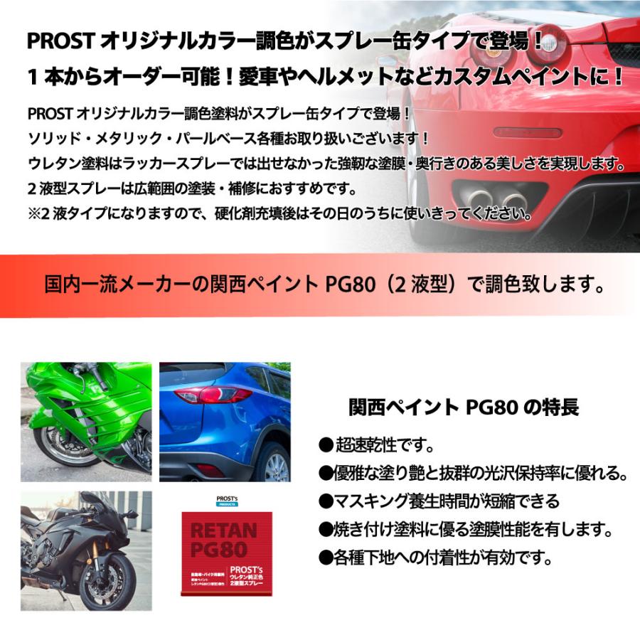 PROST's 2液型スプレー オリジナル調色 ディープパープルメタリック