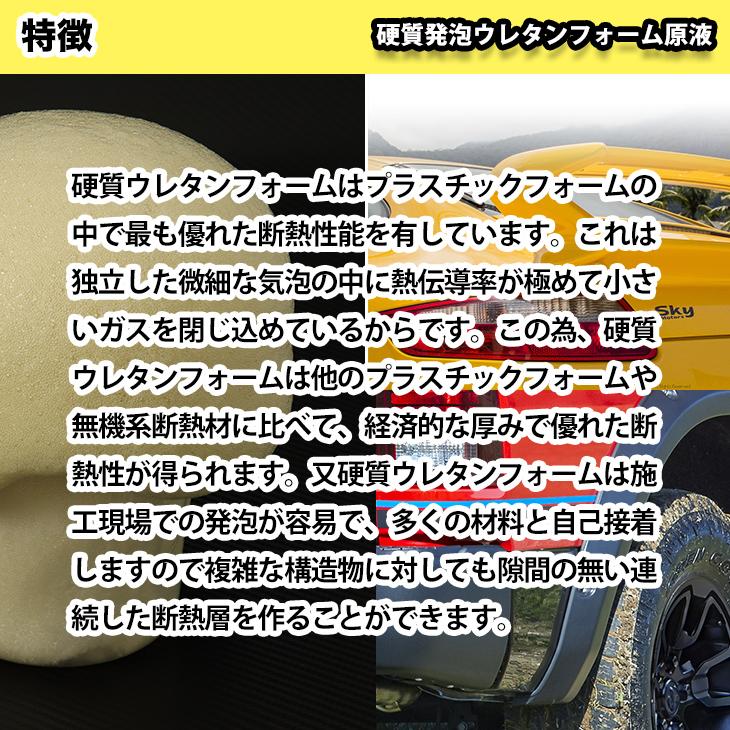PROST 硬質発泡ウレタンフォーム原液　30倍　8kgセット　 【カバー】