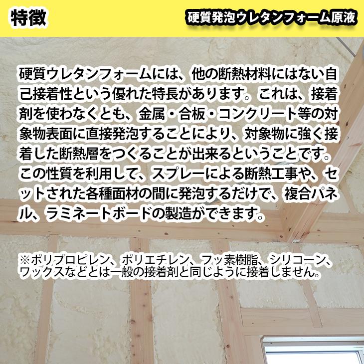 PROST 硬質発泡ウレタンフォーム原液　30倍　8kgセット　 【カバー】