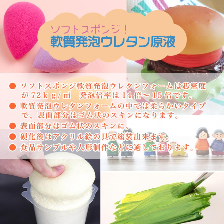 PROST ソフトスポンジ！軟質発泡ウレタン原液 4kgセット : PROST株式