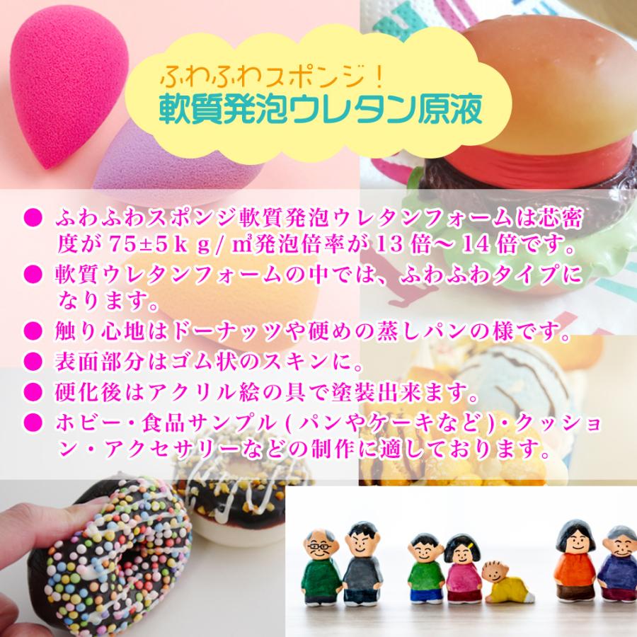 PROST ふわふわスポンジ!軟質発泡ウレタン原液 1kgセット PROST ふわふわスポンジ!軟質発泡ウレタン原液 1kgセット