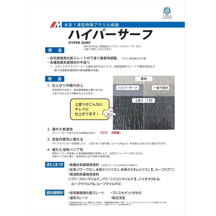 ハイパーサーフ 15kg【メーカー直送便/代引不可】水谷ペイント ハイパーサーフ 15kg【メーカー直送便/代引不可】水谷ペイント