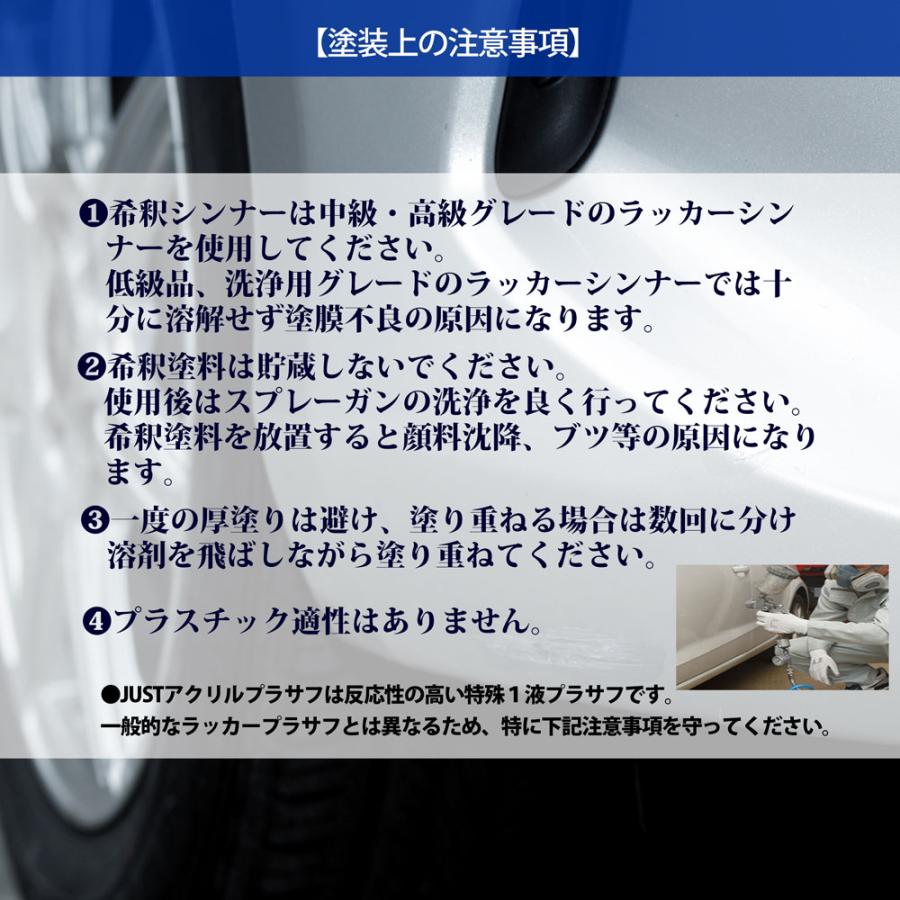 関西ペイント1液 JUSTアクリルプラサフ（希釈済） 4kg 自動車用