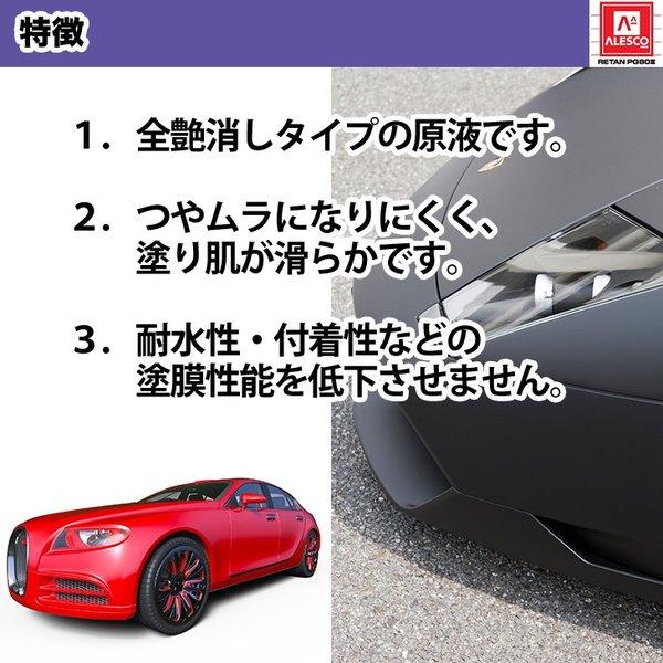 関西ペイントPG80 つや消し マット クリヤー 1kgセット / シンナー 硬化剤 道具付|houtoku|03