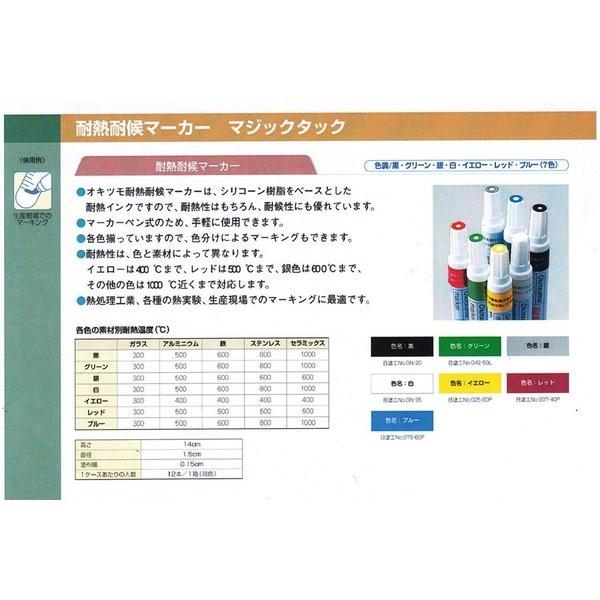 耐熱塗料 オキツモ 耐熱耐候 マーカー イエロー /400℃ 黄 塗料 バイク 車 マフラー|houtoku|02