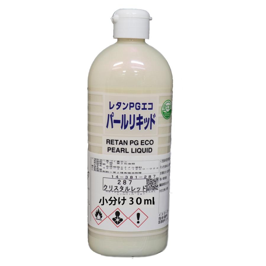 関西ペイント レタンPGエコ パール リキッド #287 クリスタルレッド