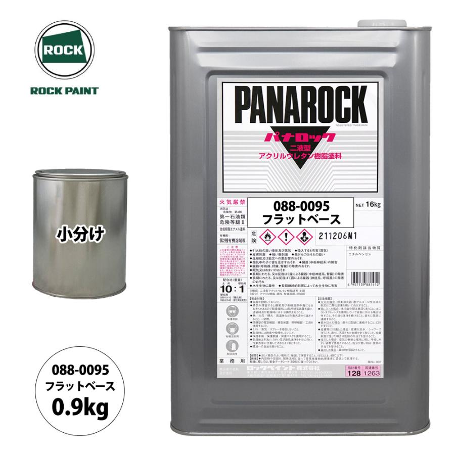 ロック パナロック 088-0095 フラットベース 原色 0.9kg/小分け ロック