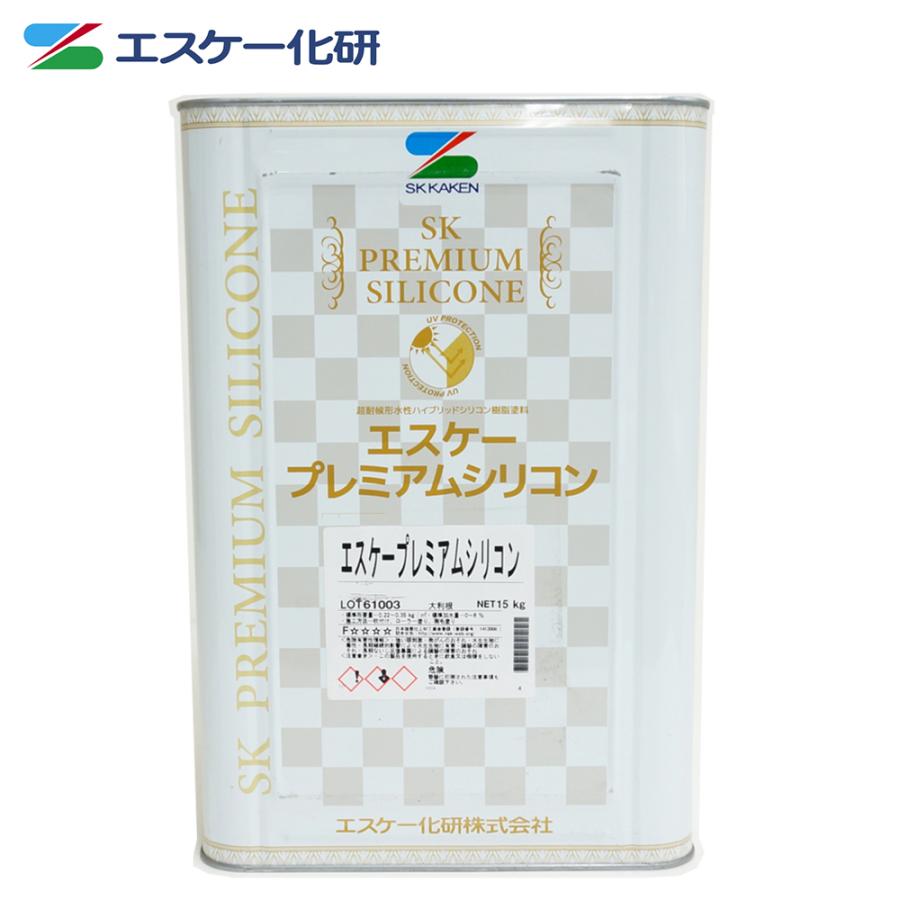 プレミアムシリコン　外壁　塗装　未使用　グレー　塗料　半艶 P5倍！】 エスケープレミアムシリコン 半艶/3分艶/艶消し 標準色/淡彩