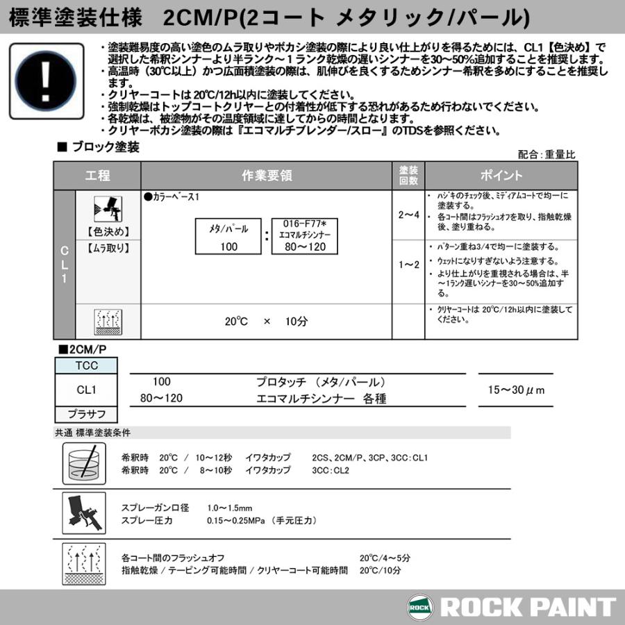 ロック プロタッチ 077-0204 ホワイト 原色 3.6kg/小分け ロックペイント 塗料｜houtoku｜08