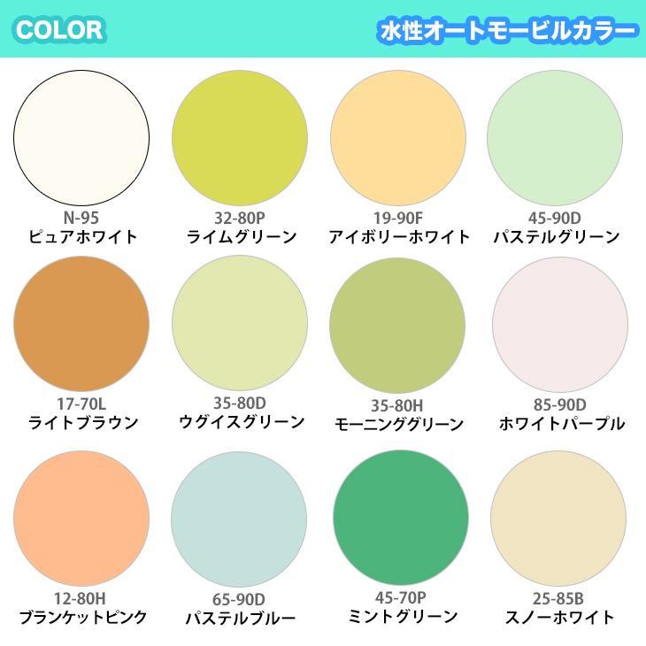 水性オートモービルカラー ライトカラー 全21色 2kg 艶消し 水性塗料 つや消し 車 Prost株式会社 通販 Paypayモール