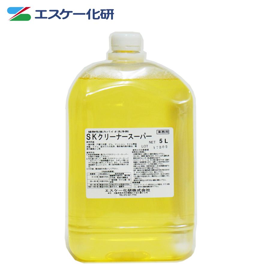 送料無料！クリーナースーパー　5L エスケー化研 弱アルカリ性植物性抗菌洗浄剤 : sk-c-super-5 : PROST株式会社 - 通販 -  Yahoo!ショッピング