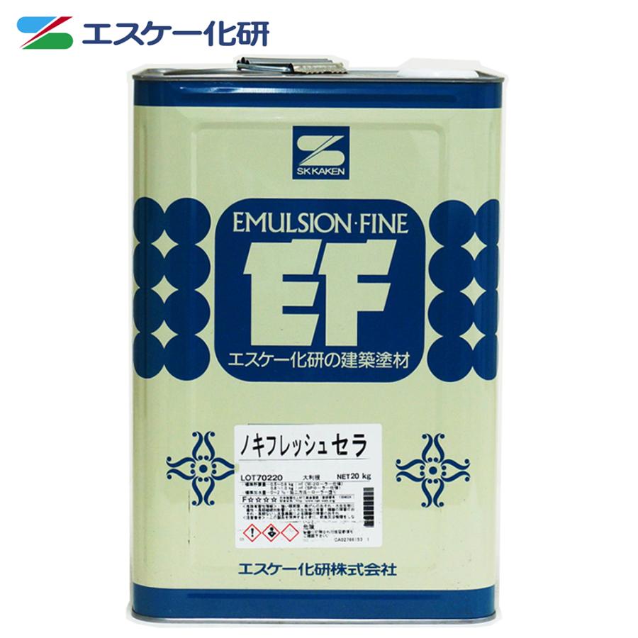 「ノキフレッシュセラ」 ノキフレッシュセラ 20kg 白/淡彩色 エスケー化研 軒天井専用仕上 塗料