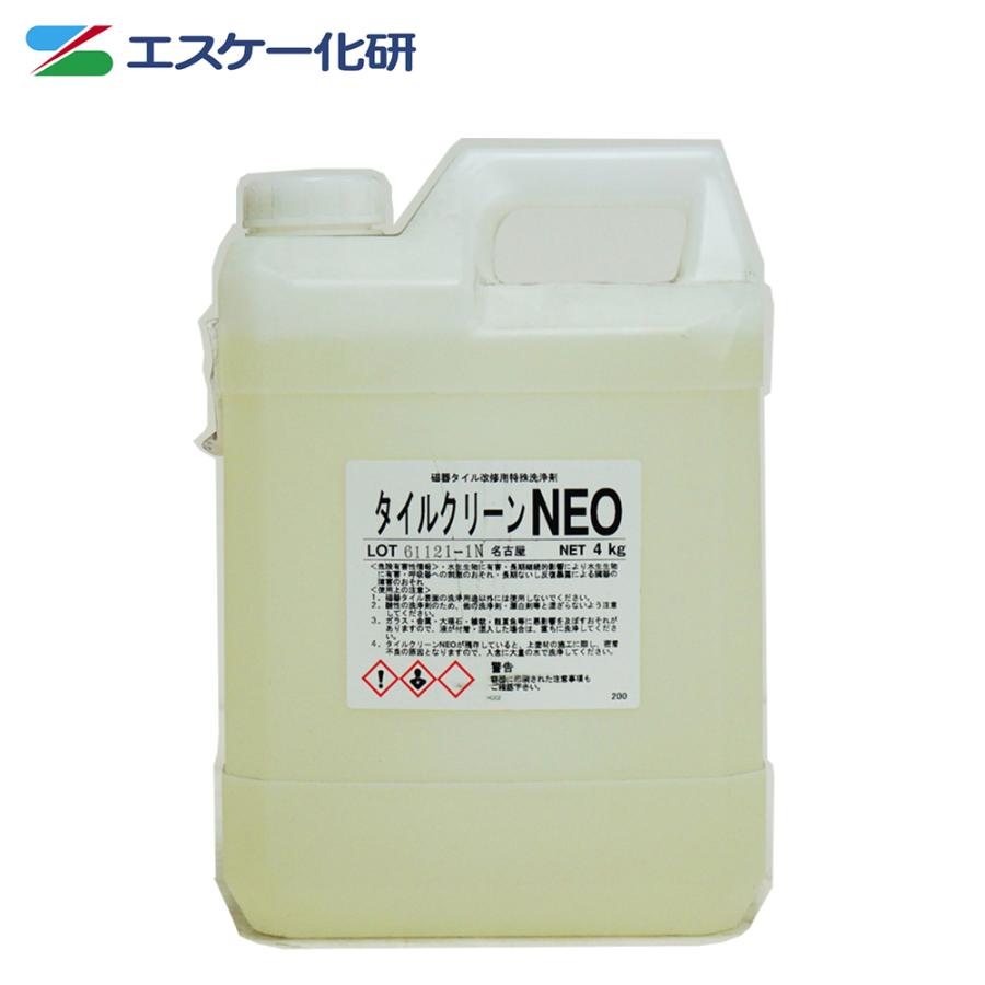 送料無料！タイルクリーンNEO　4kg エスケー化研 磁器タイル専用特殊洗浄剤 : sk-tailclean-4 : PROST株式会社 - 通販 -  Yahoo!ショッピング