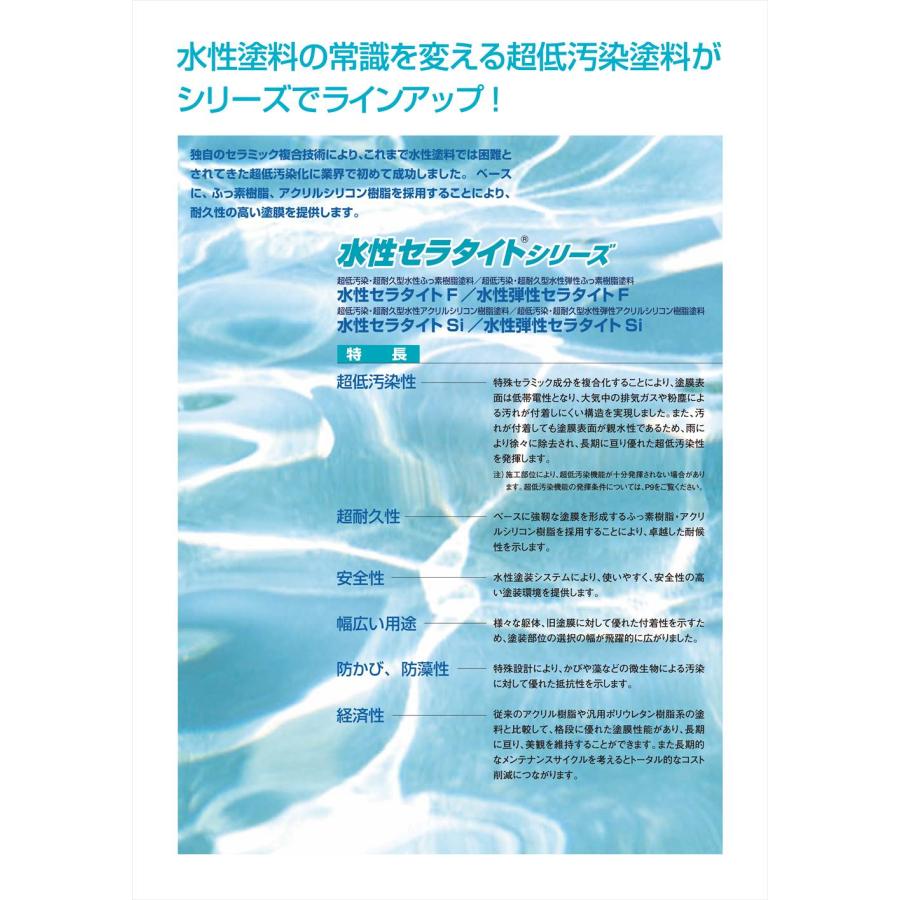 水性弾性セラタイトF 3分艶 濃彩色 15.75kgセット エスケー化研  外装用 塗料｜houtoku｜03