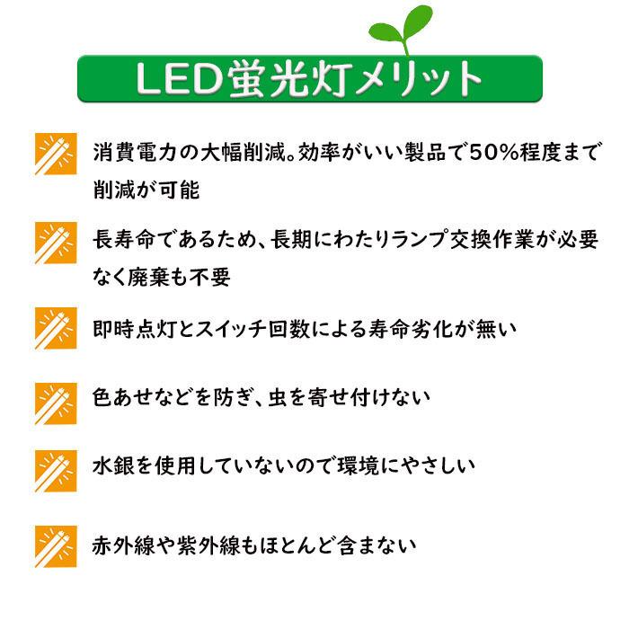 【12本セット】led蛍光灯　直管　40w形  120cm　広角320度 グロー式　工事不要　ＦＬ40　 昼白色 1198mm　口金　G13　1980lm 消耗電力　18.5Ｗ_8