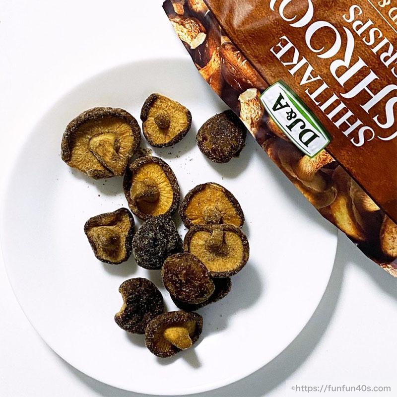 【4袋セット】dj&a シイタケマッシュルーム クリスプス 300g DJ＆Aしいたけチップス MUSHROOM CRISPS しいたけ