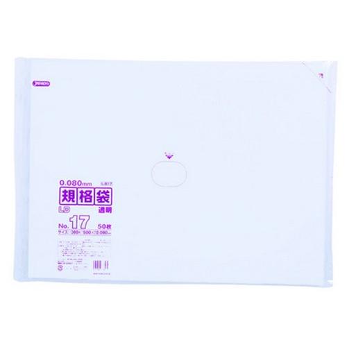 ジャパックス（JAPACK'S） LD規格ポリ袋 0.08mm厚 No.17 L817 360