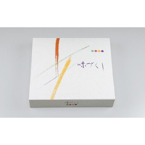 紙弁当箱 一体型75-75 味づくし 225×225×40mm 1ケース300枚入 シーピー化成