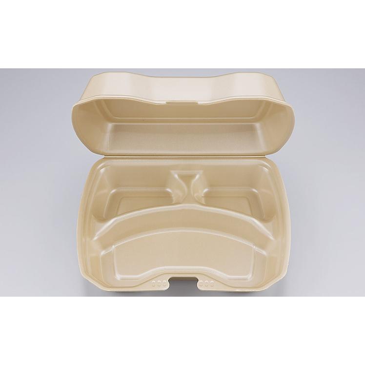 PSP弁当容器 VK-613-3 キャメル 230×181×38mm 1ケース200枚入 シーピー化成