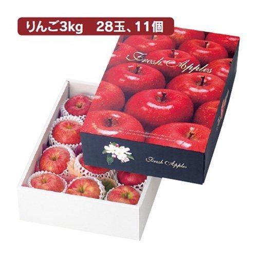 ヤマニパッケージ りんご箱 L-2058 フレッシュなりんご 大 400×285
