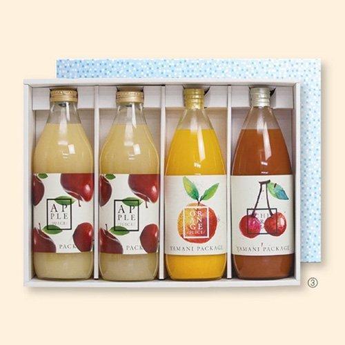 ヤマニパッケージ ジュースギフト箱 EE-21 ビンボトル1リットル 4本