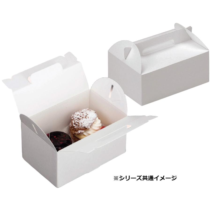 ヤマニパッケージ ケーキ箱 DE-51 エコキャリー #6 180×120×90mm 1