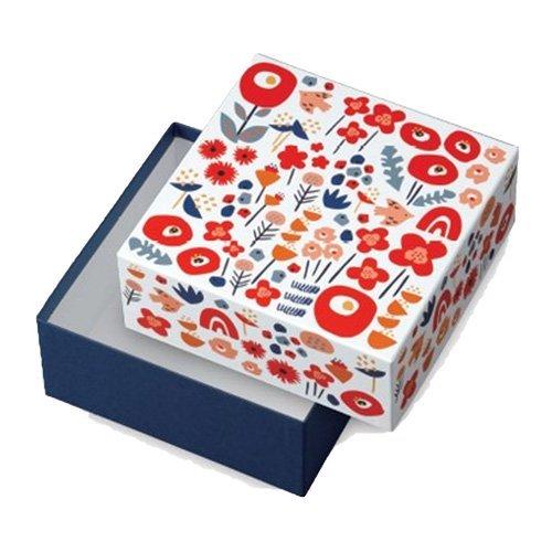 洋菓子焼き菓子ギフト箱 20-2187 貼箱 シャンドフルール ルージュ 160×160×70mm 1ケース30枚入 ヤマニパッケージ