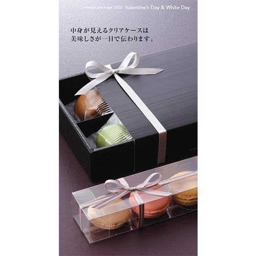 マカロンケース 20-330 マカロンクリアケース 10 260×99×34mm 1ケース100枚入 ヤマニパッケージの画像