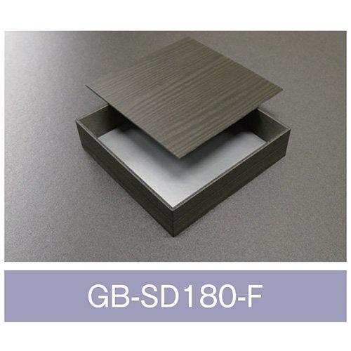 値引有 折箱 GB-SD180-F 黒久松 共蓋付 180×180×45(40)mm 1ケース200枚入 アライ