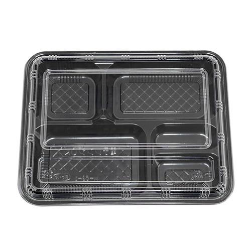 エフピコチューパ 弁当容器 M-58-1 黒 本体蓋Hセット 264×204×38mm 1