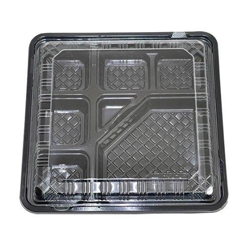 エフピコチューパ - 弁当入れもの CY-7-4 黒 本体蓋仕かける 220×220×34粍 1入れもの400枚入 CP520343