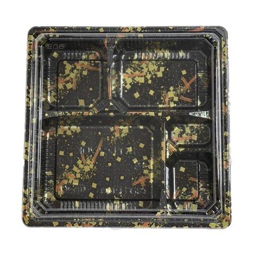 エフピコチューパ - 弁当容れもの 松花堂 206 金流 本体蓋仕掛ける 205×205×31粍 1容れもの600枚入 キッチン、日用品、文具-弁当箱、水筒