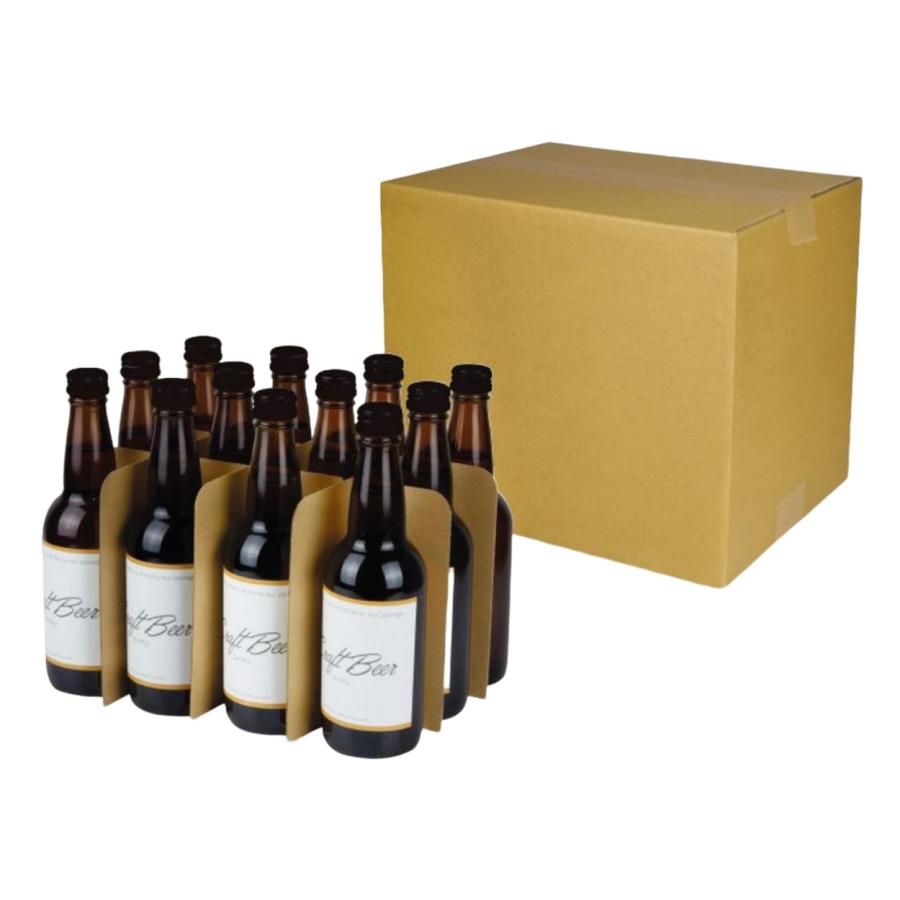 ヤマニパッケージ ビール箱 K-1608 クラフトビール 12本 宅配箱 292